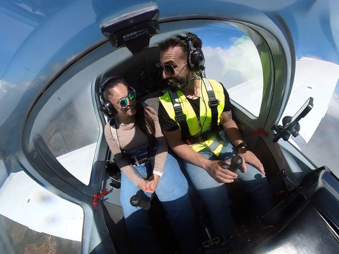 Ruta aérea en avioneta por el Alto Guadalquivir pueblos y embalses